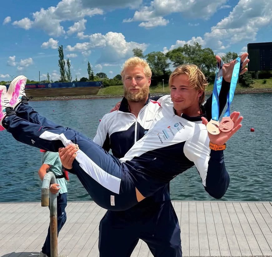 WC 3 K2 500m - sterk bronse  til Lucas og Gunnar